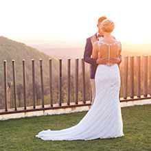 poročna fotografija justmarried sončni zahod